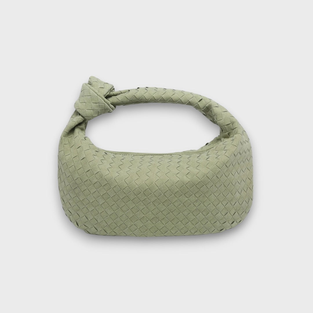 Lunira – Mini-Bag aus Wildleder mit geflochtenem Detail