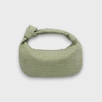 Lunira – Mini-Bag aus Wildleder mit geflochtenem Detail