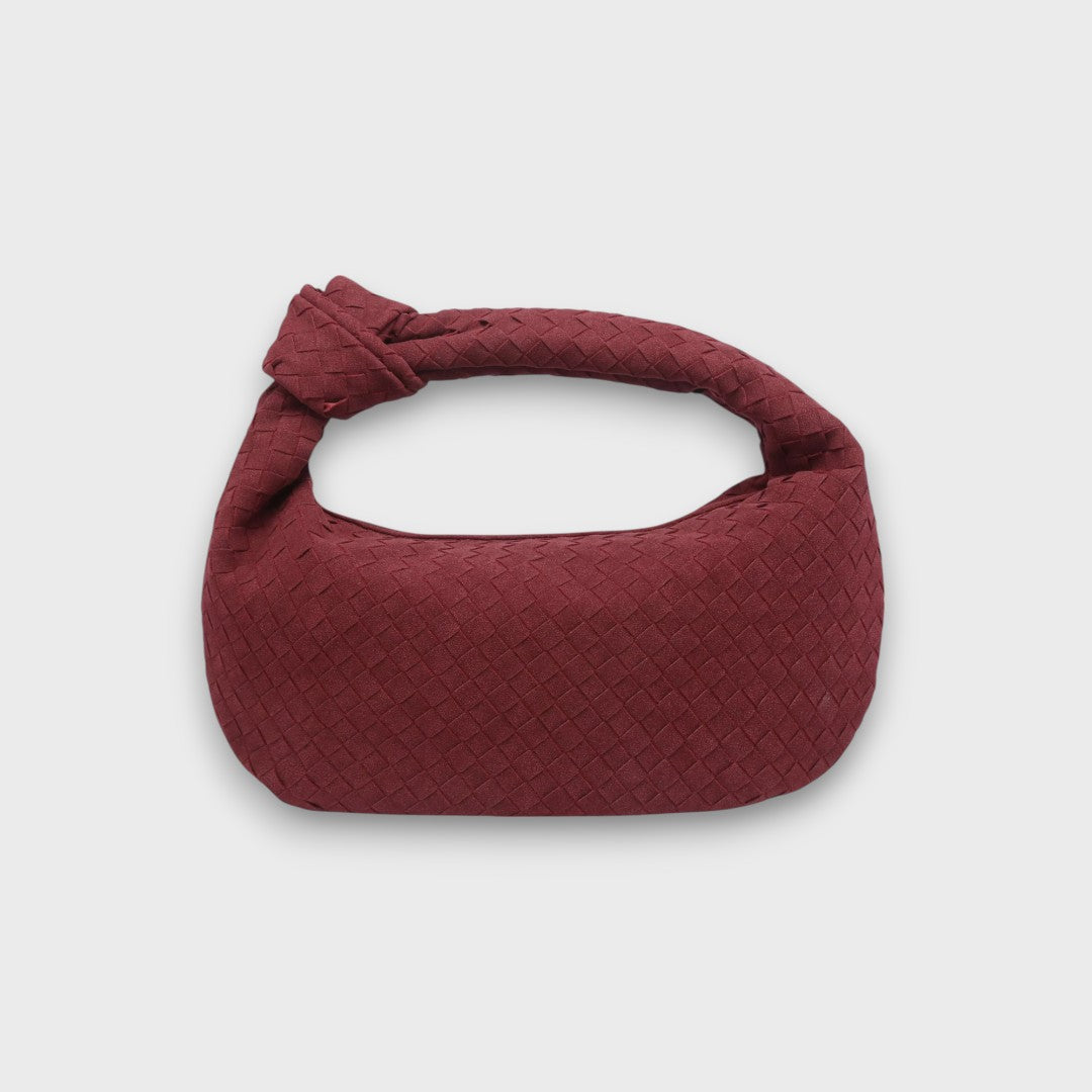 Lunira – Mini-Bag aus Wildleder mit geflochtenem Detail