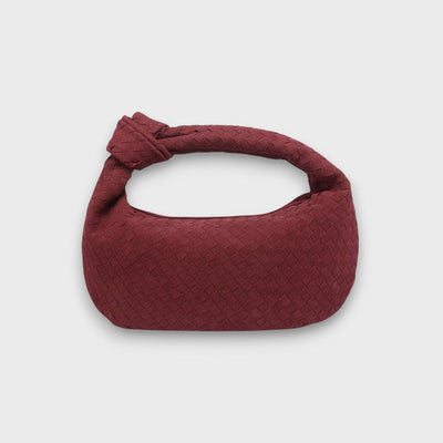 Lunira – Mini-Bag aus Wildleder mit geflochtenem Detail