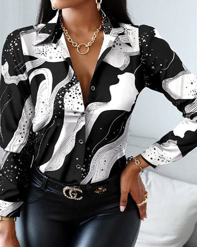 Bella | Lässige elegante Langarmbluse aus Baumwolle