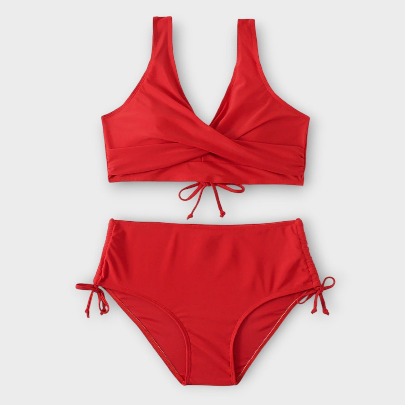 Salvina – Bikini mit Wickel-Top und High-Waist