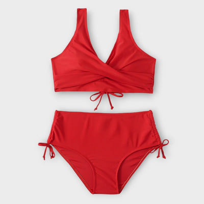 Salvina – Bikini mit Wickel-Top und High-Waist
