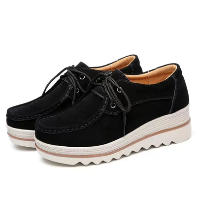 Plateau-Loafer – Bequeme Mokassins mit Weicher Sohle
