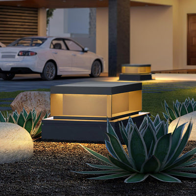 Außenpfostenleuchte mit Solarenergie