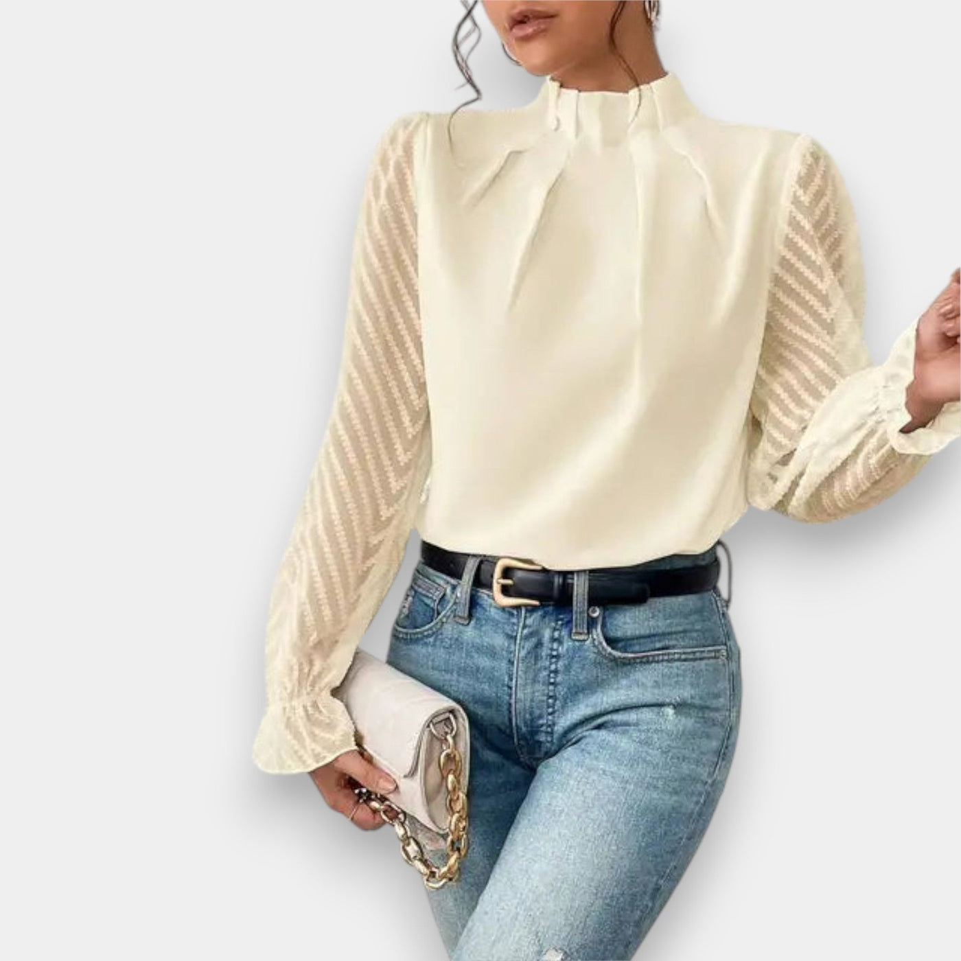 Elira – Klassische Bluse mit Raffinesse