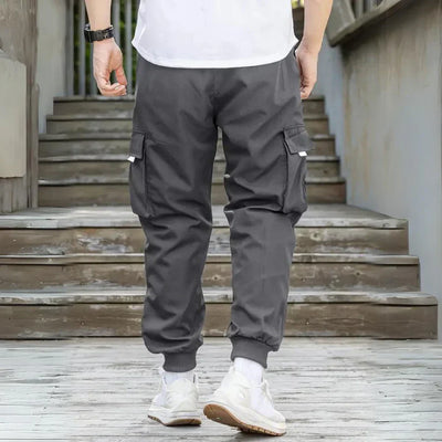 Athanasios - stylische Herren cargohose mit verstellbarem kordelzug