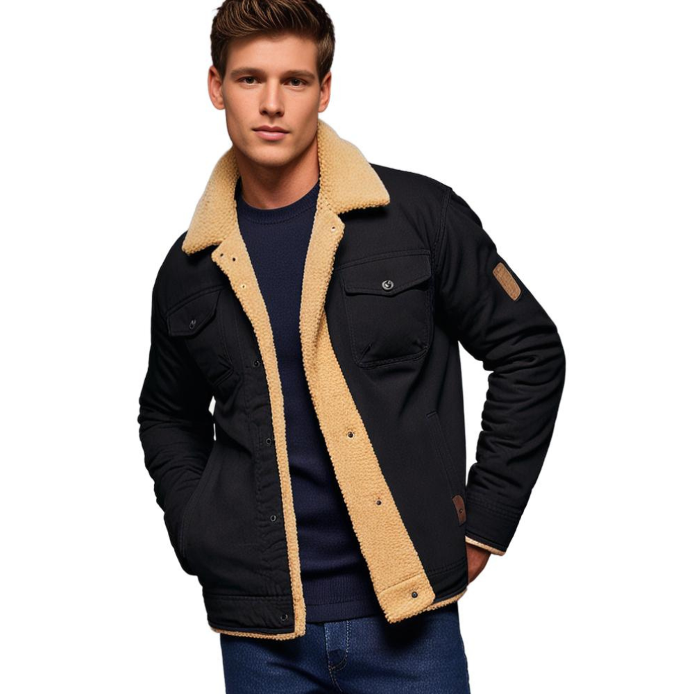 Klassische Herren Bomberjacke im Vintage-Stil