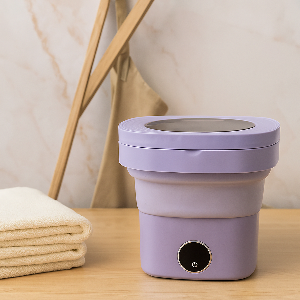 AquaNest – Ultrakompakte zusammenklappbare Waschmaschine | Schulte