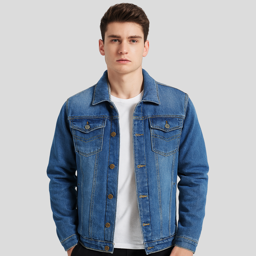 Brayden | Strapazierfähige Winter-Jeansjacke