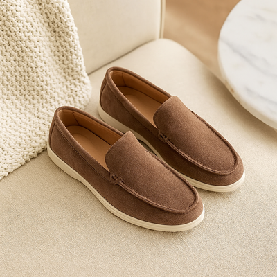 Bruno Classic Wildleder-Loafer – Handgefertigte Herren-Slipper