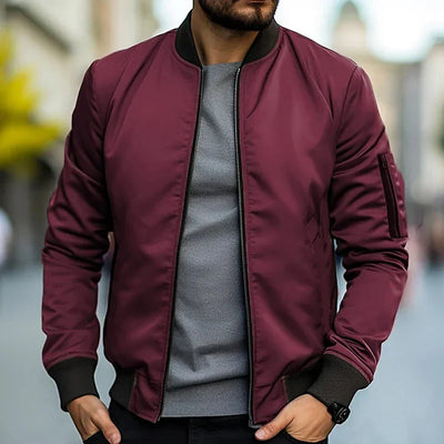 Stylische Herren Bomberjacke - Leichtes Design