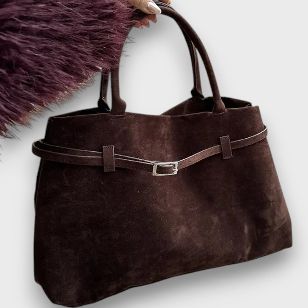Dallia – Tote-Tasche aus Wildleder im Old-Money-Stil