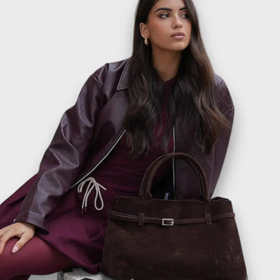 Dallia – Tote-Tasche aus Wildleder im Old-Money-Stil