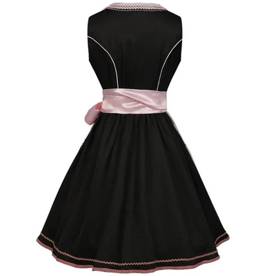 Damen Traditionelles Dirndlkleid mit Stickerei | Midi