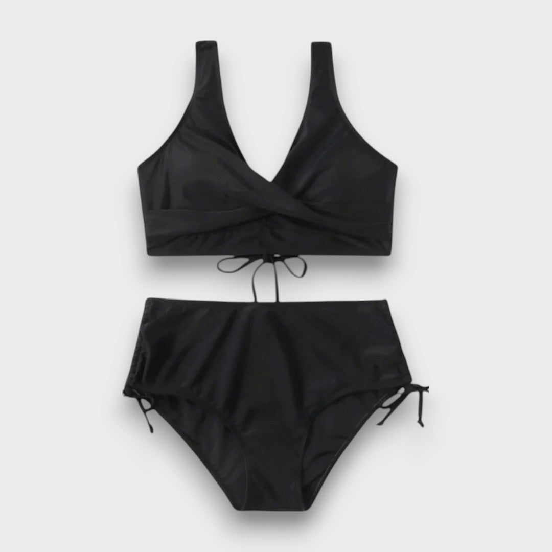 Salvina – Bikini mit Wickel-Top und High-Waist