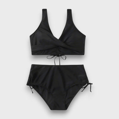 Salvina – Bikini mit Wickel-Top und High-Waist