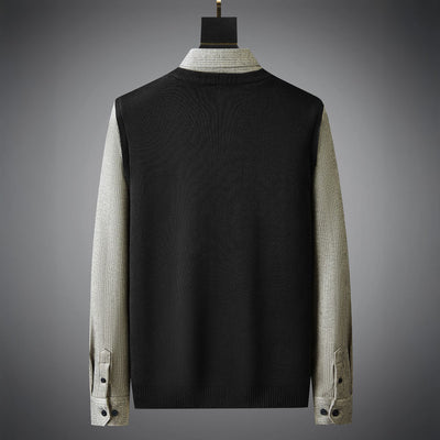 Edgar | Zweifarbiges Hemd aus hochwertiger Wolle