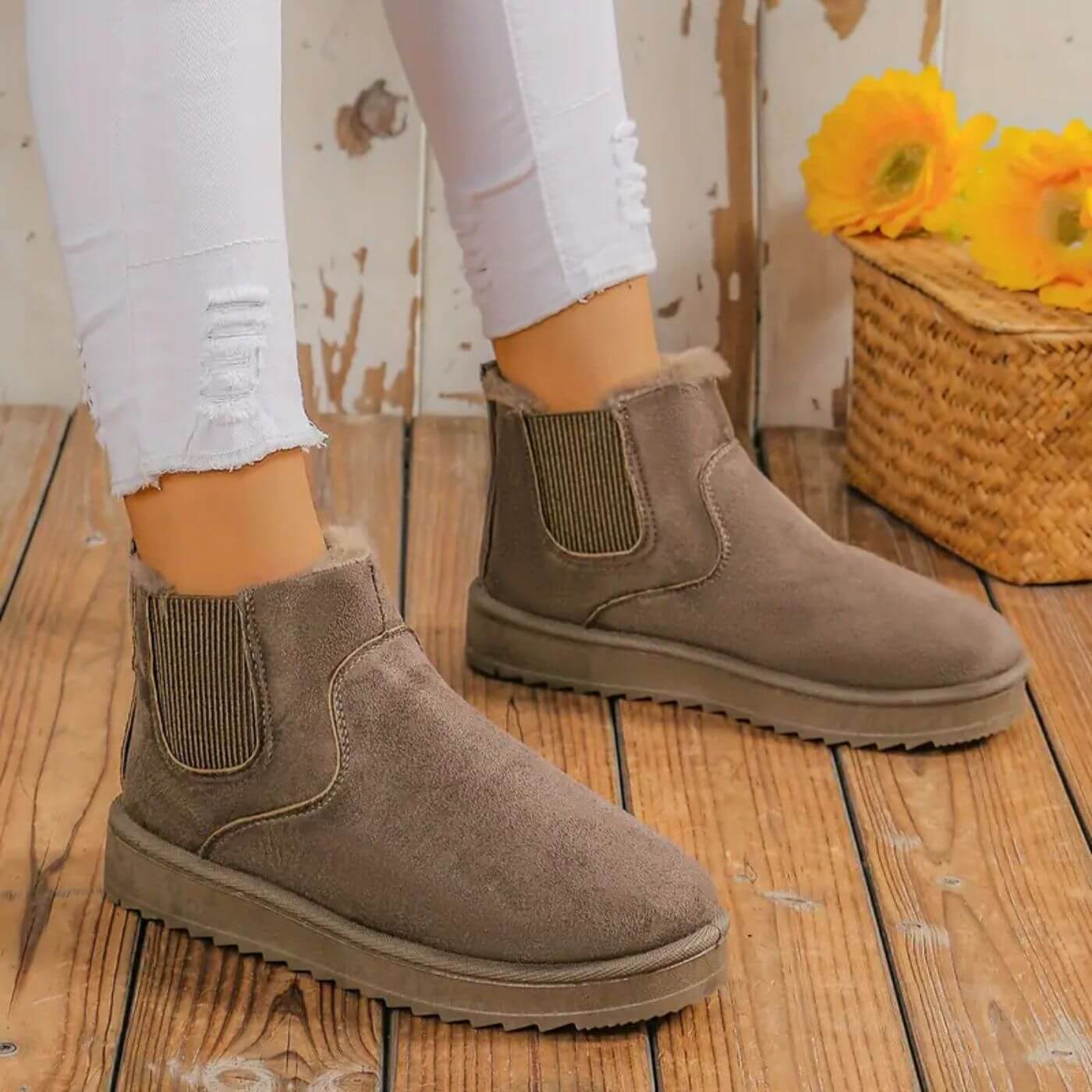 Ellen™ - Luxuriöse Stiefel mit weichem Fell