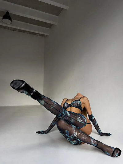 Poppy | 5-teiliges Batik-Unterwäsche-Set