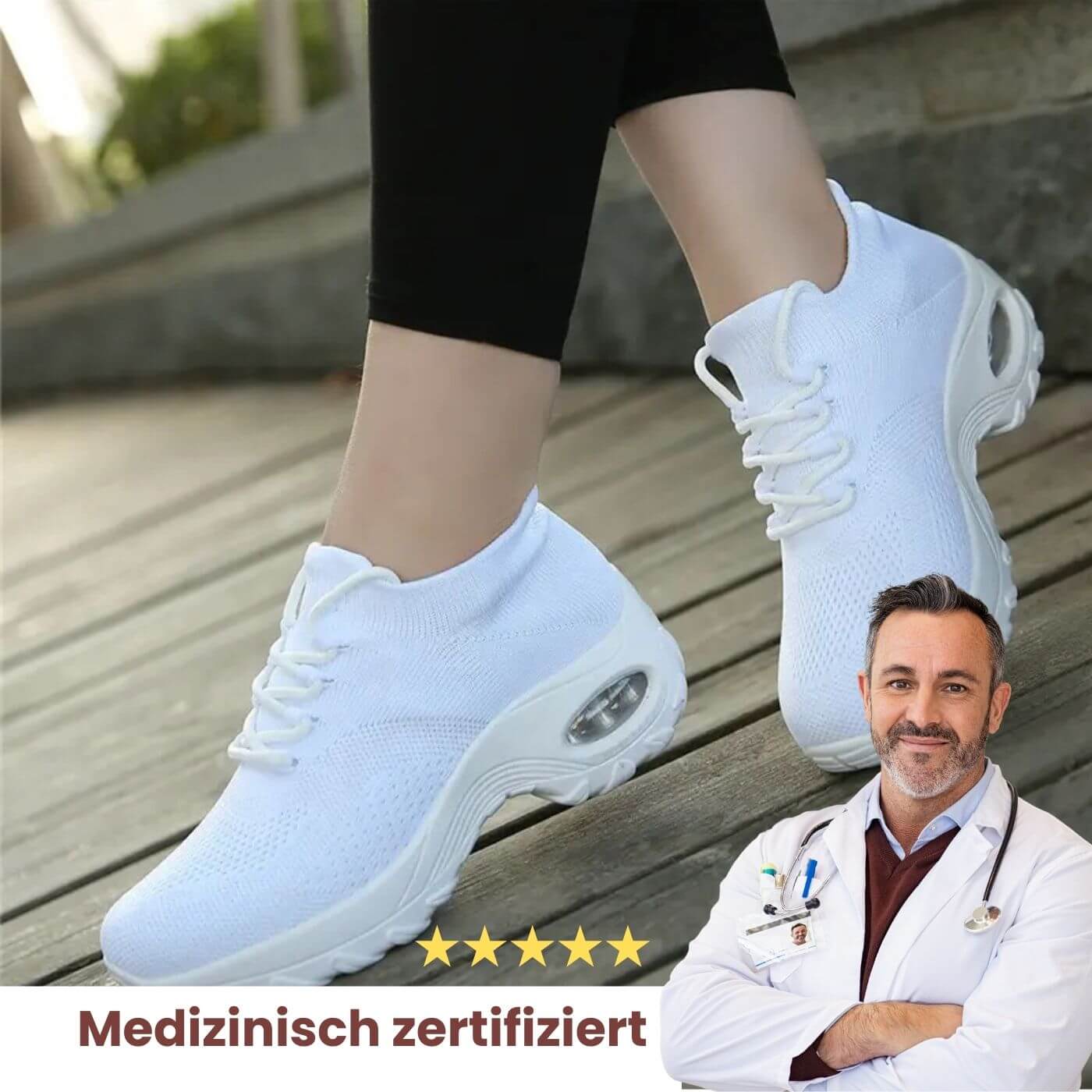 ErgoWalk™ – Orthopädische Komfortschuhe mit Stoßdämpfung