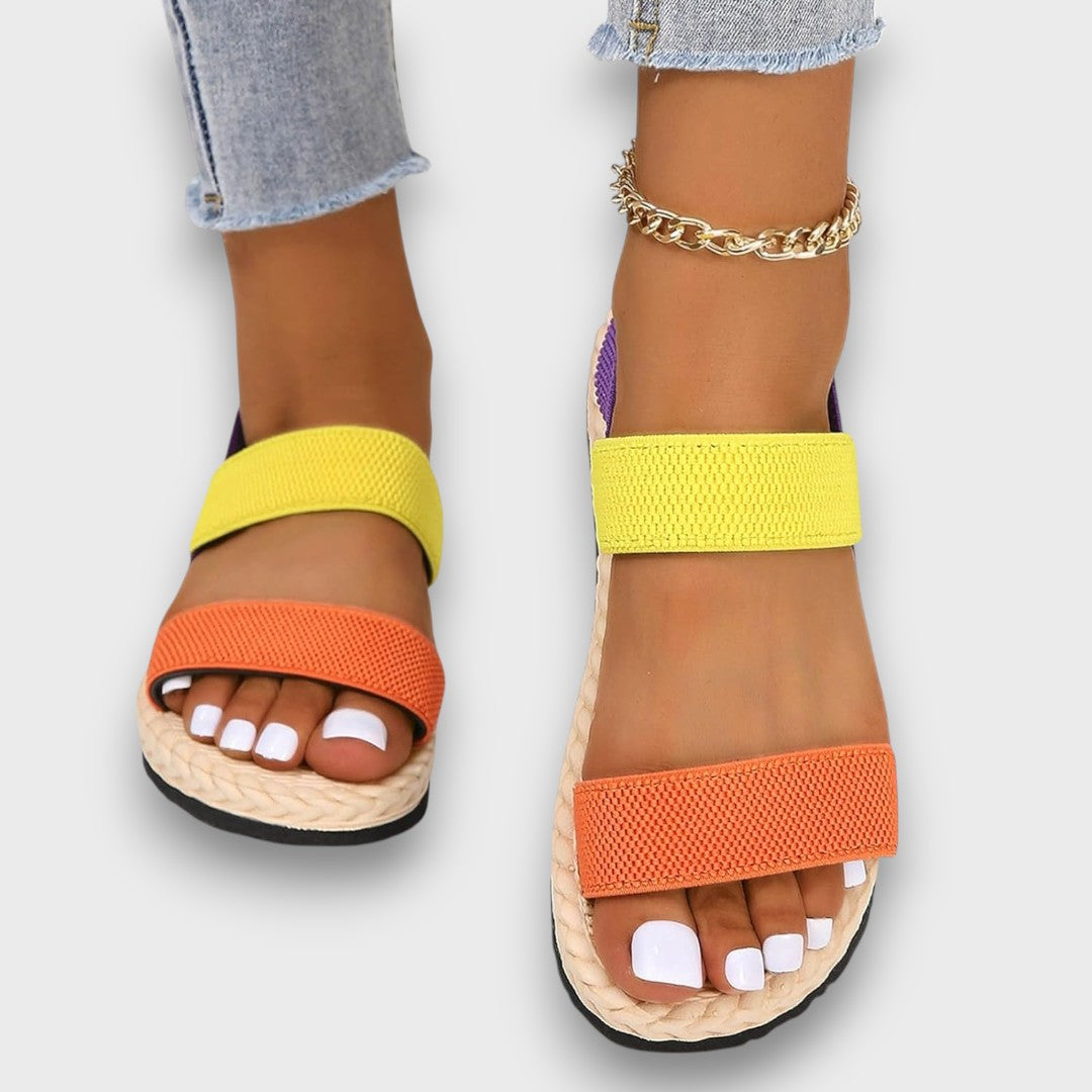 Yva – Farbspiel-Sandalen für den Alltag