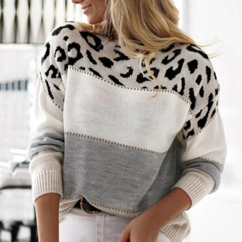 Florian™ - Stilvoller Pullover mit Leoparden-Design