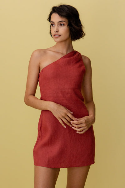 Elliana - Elegantes und stilvolles One-Shoulder-Kleid für Frauen