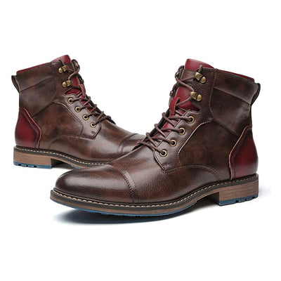 STEVE™ - Handgefertigte Premium Oxford-Stiefel aus Leder