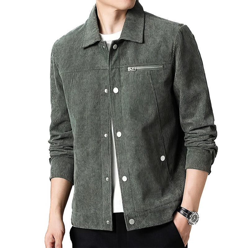 Hochwertige Herren Kord Übergangsjacke Klassisch