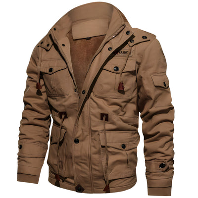 Winterjacke Herren Outdoor Warm | Pufferjacke Vielseitig