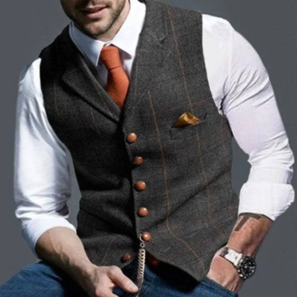 Henry™ - Elegante Herren-Weste mit Knöpfen