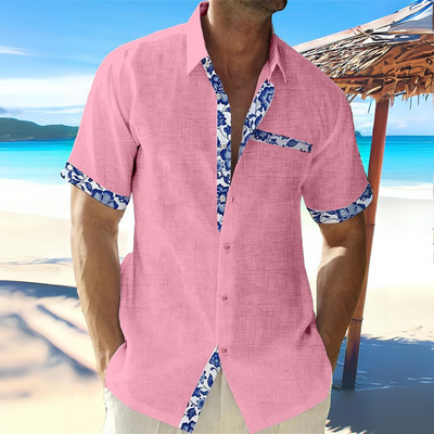 Herren Atmungsaktives Kurzarm Hemd | Sommer Stilvoller Komfort