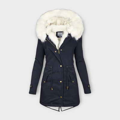 Ivanelle – Winterjacke mit Fellkapuze