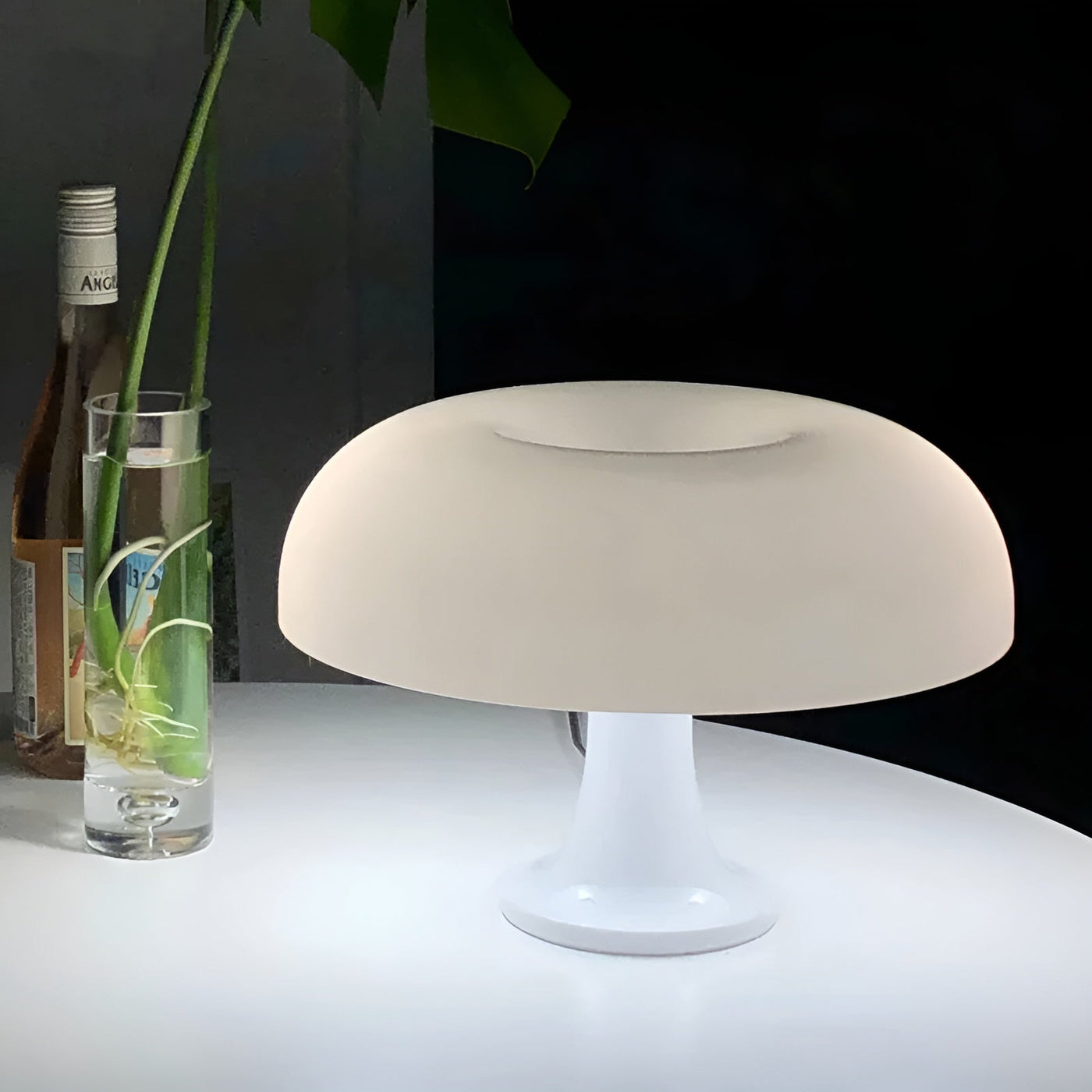 Pilz Umbrela | Elegante Kabellose LED-Pilz-Tischlampe mit Vintage-Charme