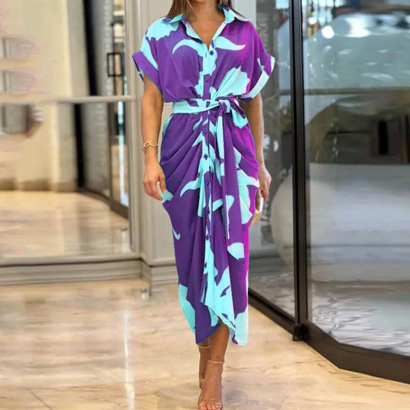 Amalia | Luxus-Maxikleid Wickelkleid Limitierte Edition (Fast Ausverkauft)