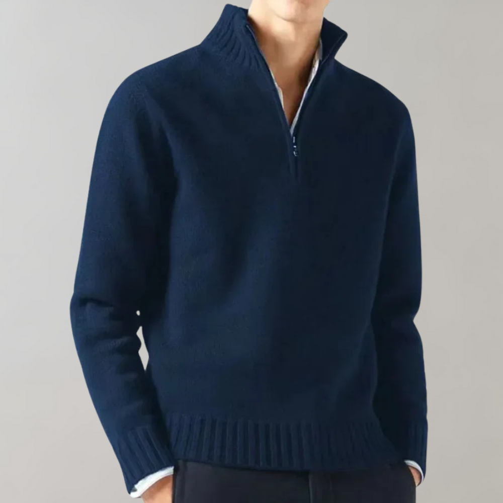 Klassischer Herren Sweater aus Baumwolle - Bequem & Elegant