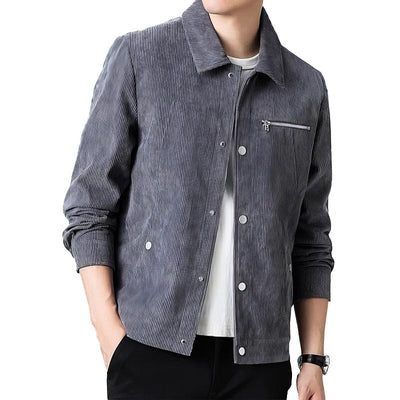 Hochwertige Herren Kord Übergangsjacke Klassisch