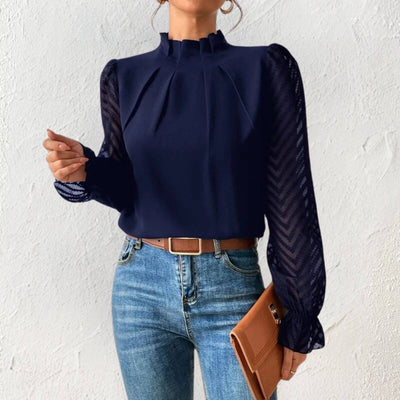 Jessica™ – Schlichte Elegante Bluse