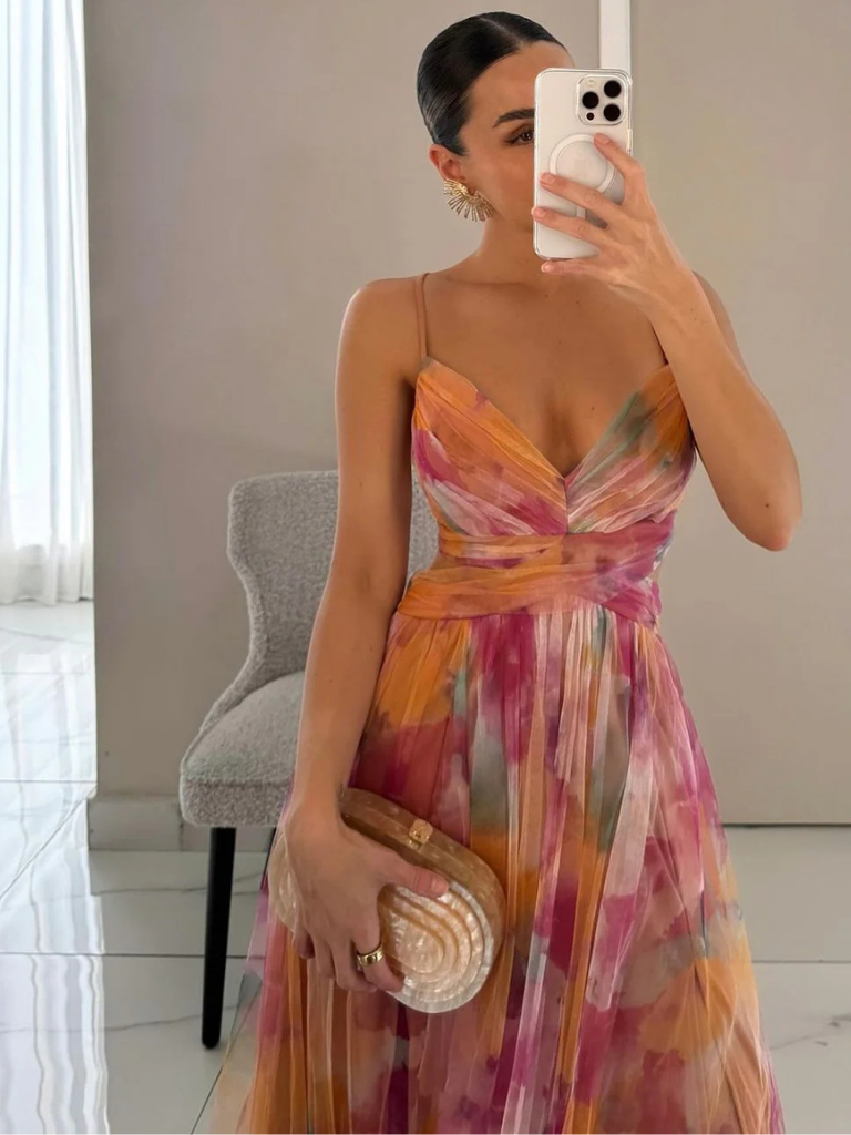 DREAMY SUNSET MAXIKLEID