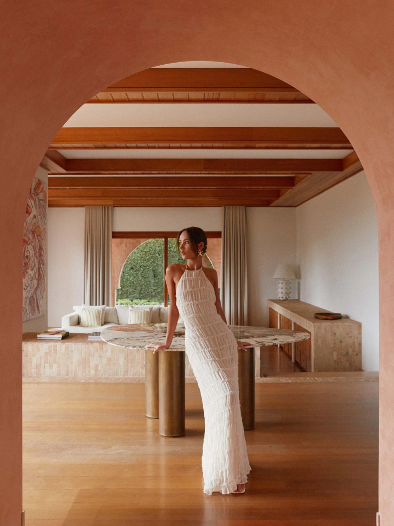 SOLÈNE TEXTURE MAXIKLEID