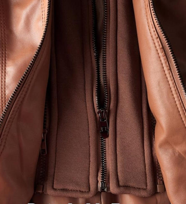 Ingrid | Stylische Lederjacke mit moderner Passform