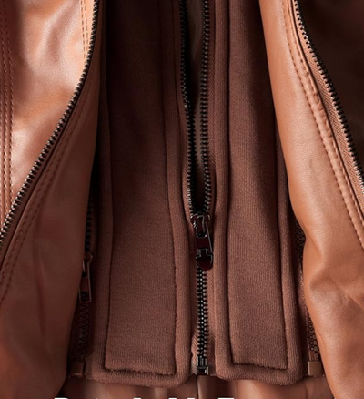 Ingrid | Stylische Lederjacke mit moderner Passform