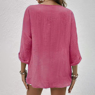 Katharina | Lässiges T Shirt mit V Ausschnitt