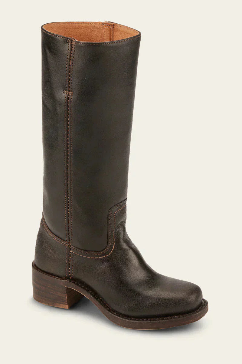 Kniehohe Stiefel schwarz mit elegantem Design