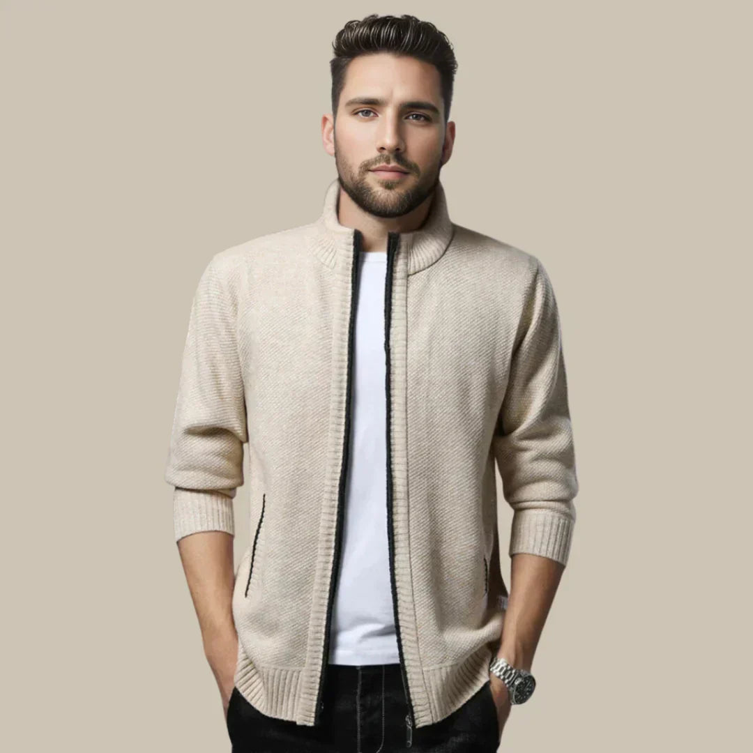 Herren Casual Strickjacke - Modern & Bequem