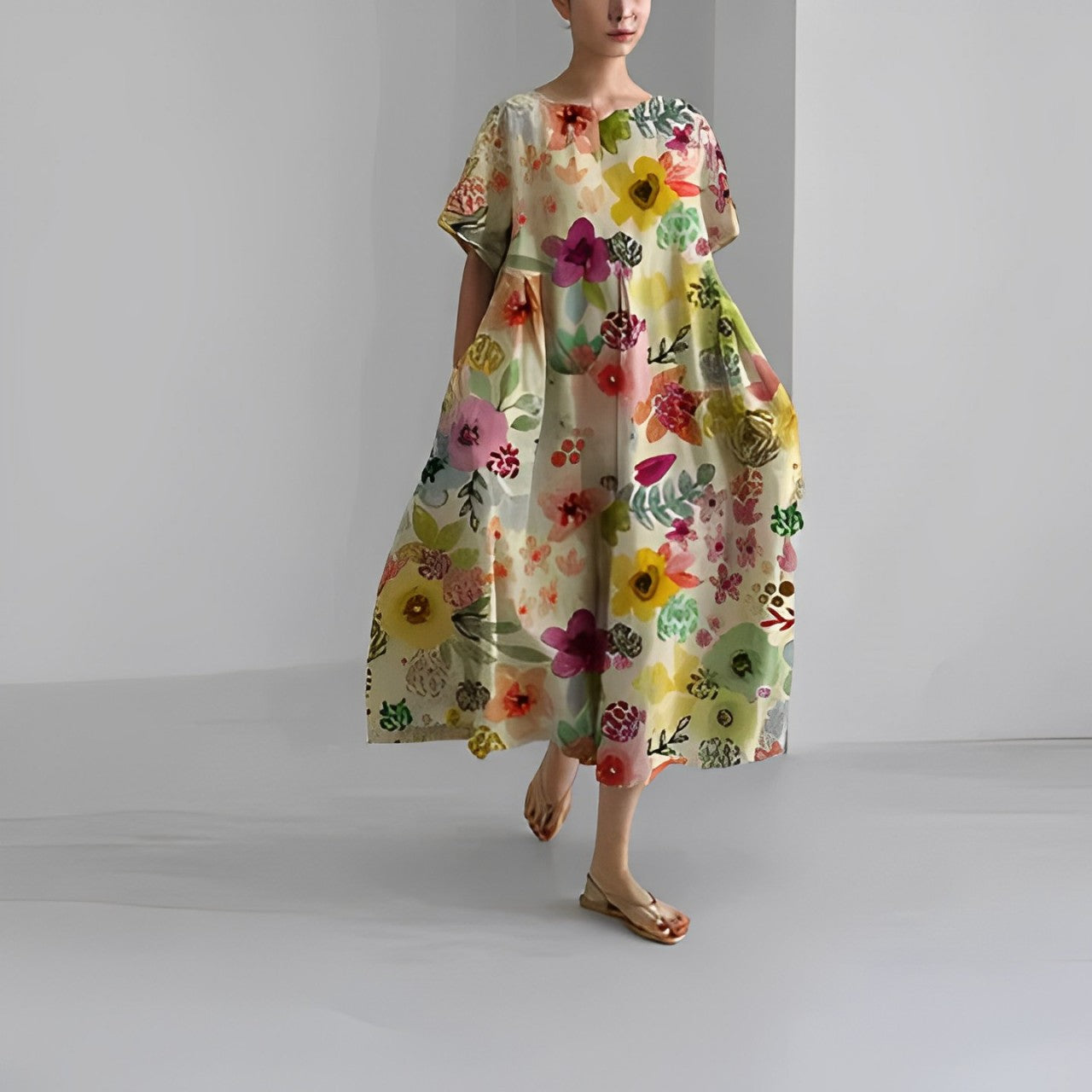 Amelia - Charmantes boho Blumenkleid für einen eleganten und lässigen Stil