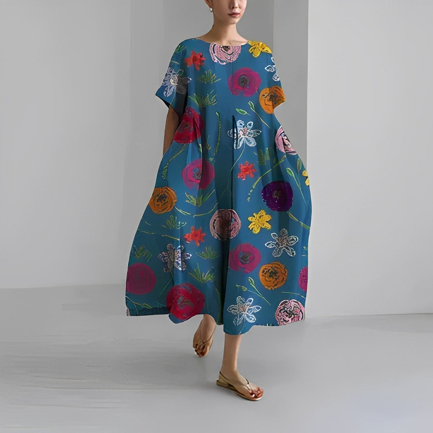 Amelia - Charmantes boho Blumenkleid für einen eleganten und lässigen Stil