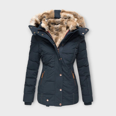 Emyra – Winterjacke mit Fellkapuze