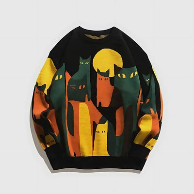 Levi™ - Unisex Pullover mit Katzenmotiv